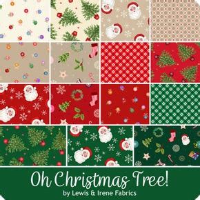 Oh Christmas Tree! by Lewis & Irene Fabrics 